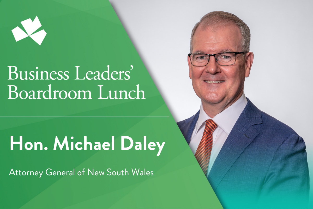 Michael Daley Business Leaders lunch Event